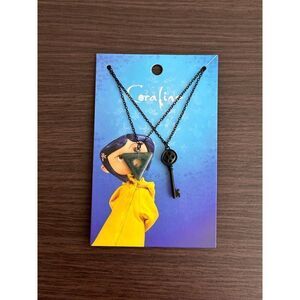 Coraline Key & Seeing Stone Bestie Necklace Set